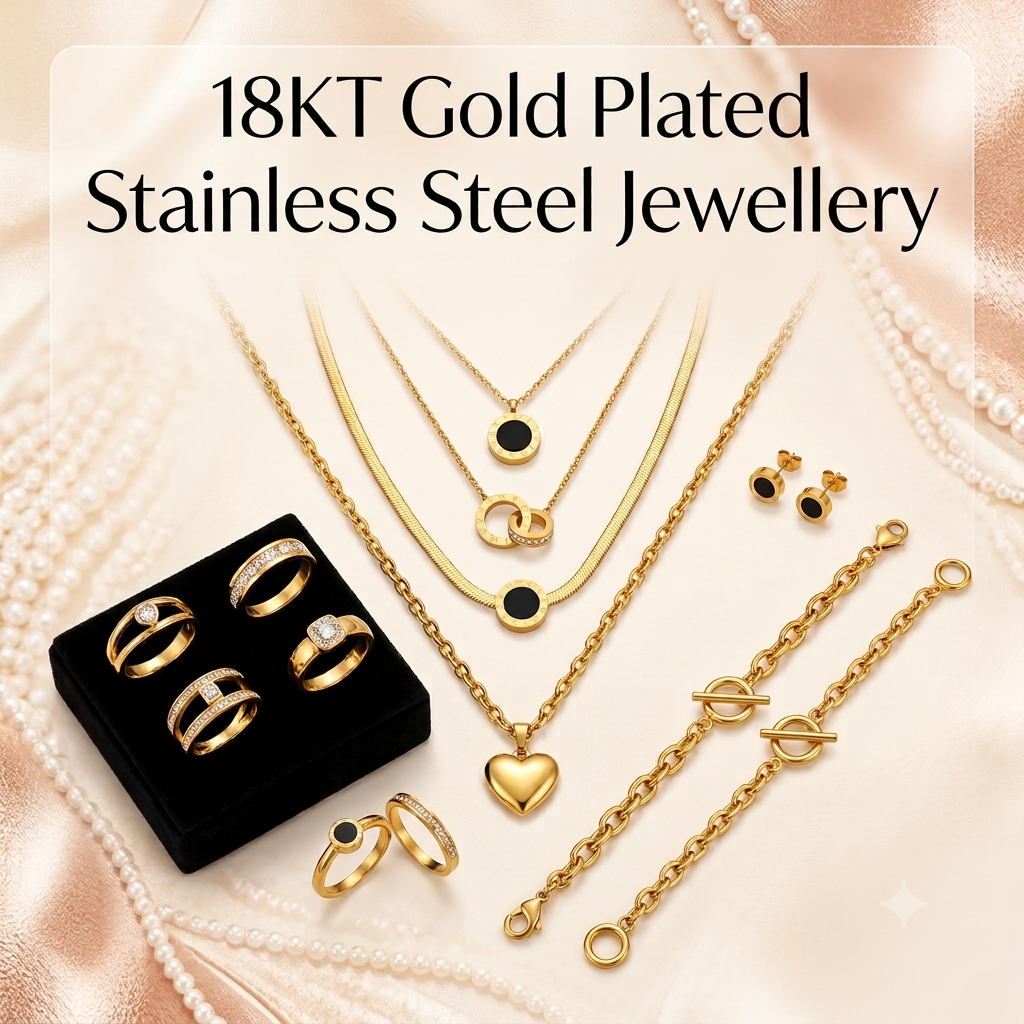 18KT Gold Plated Stainless Steel Jewellery