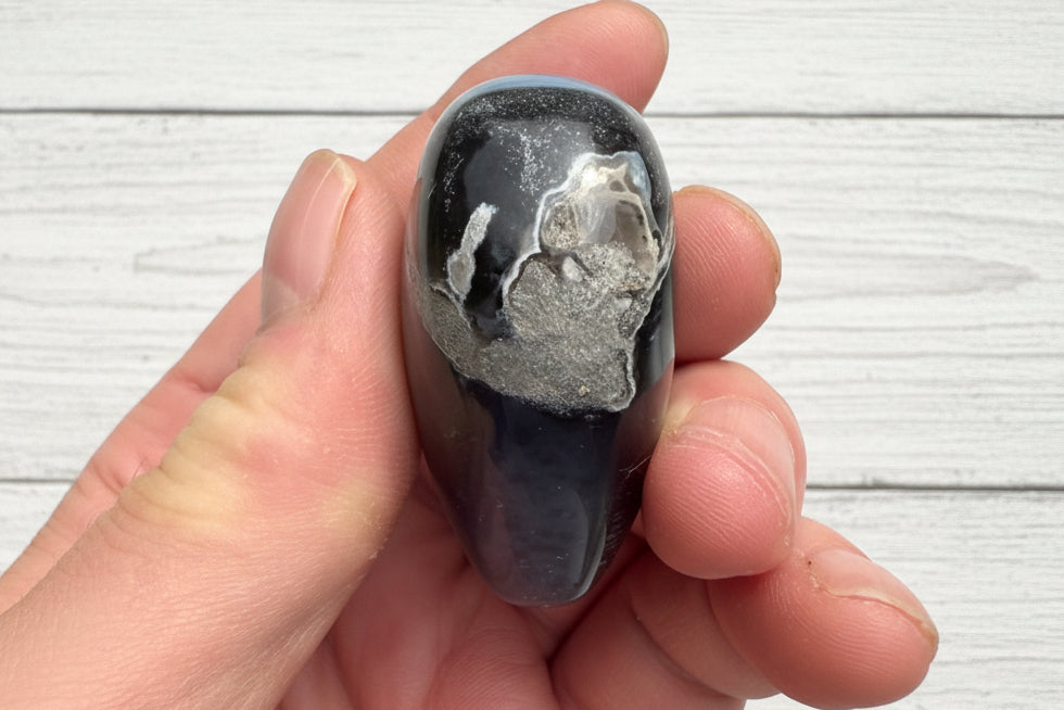 Owyhee Blue Opal Heart Crystal 70 grams BOH08