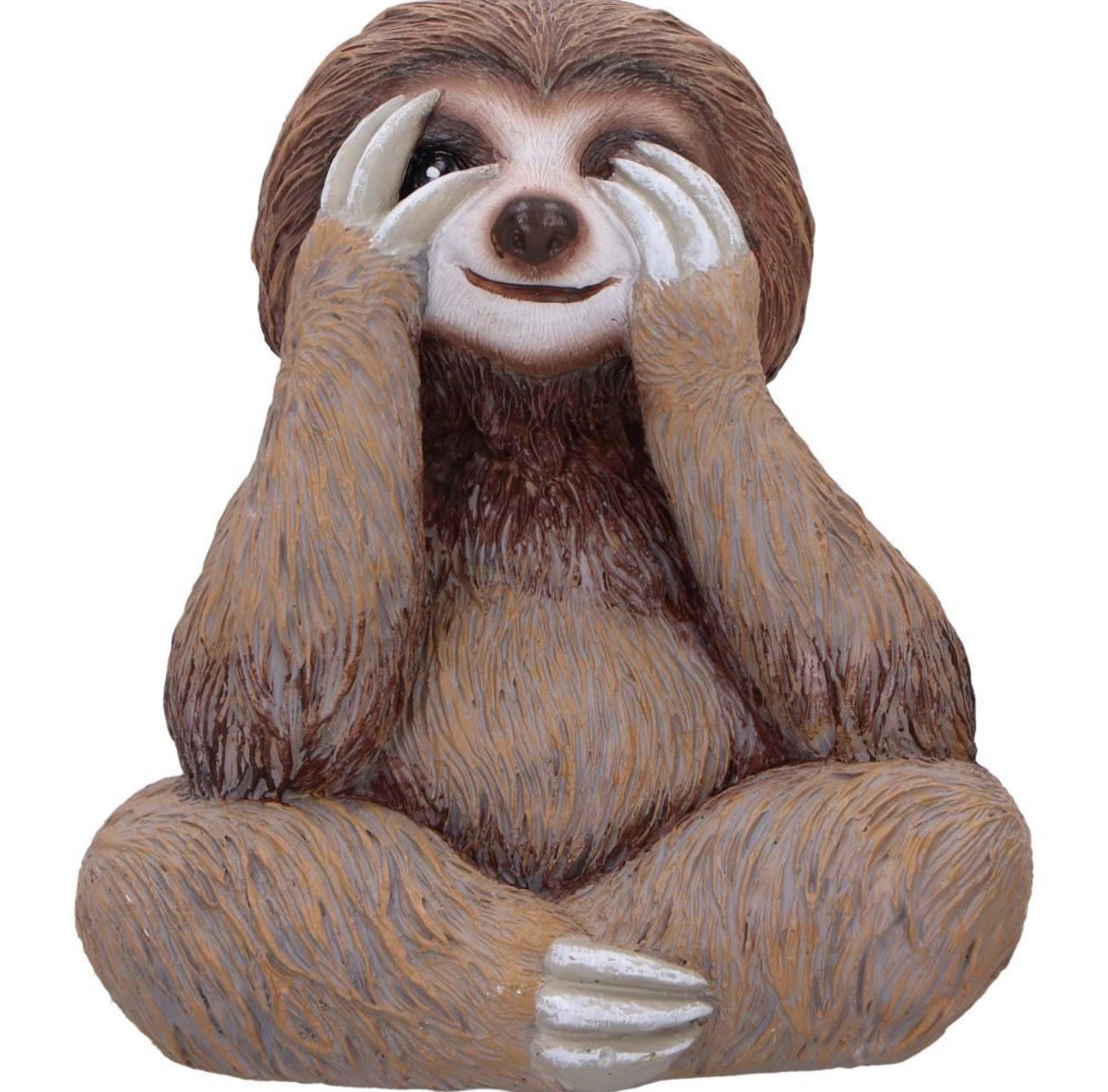 Three Wise Sloths See No Evil Set 8cm