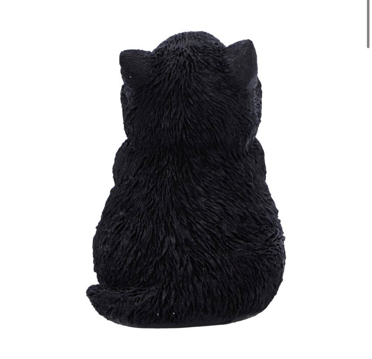 Whisker Wish Praying Black Cat Ornament 8.5cm