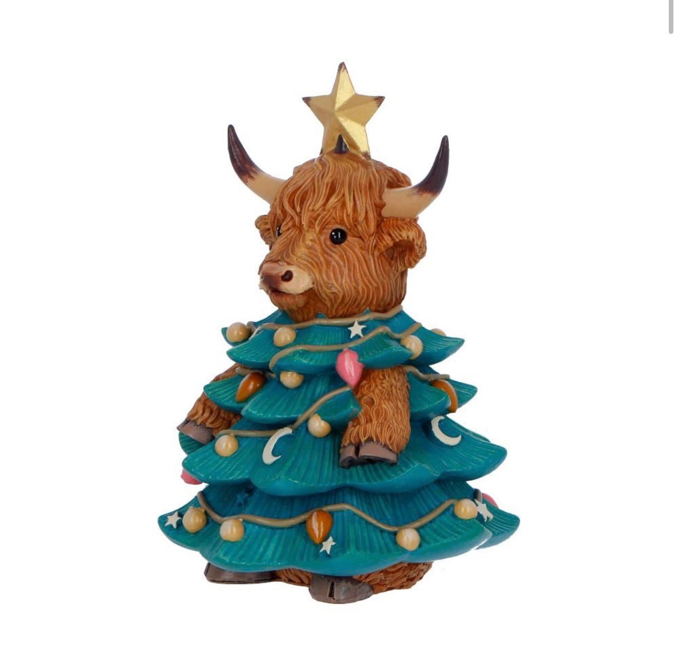 Highland cow Tree 13.5cm