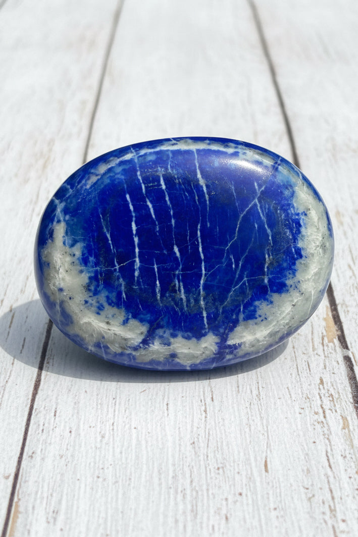 Lapis Lazuli Palmstone 130 grams LP08