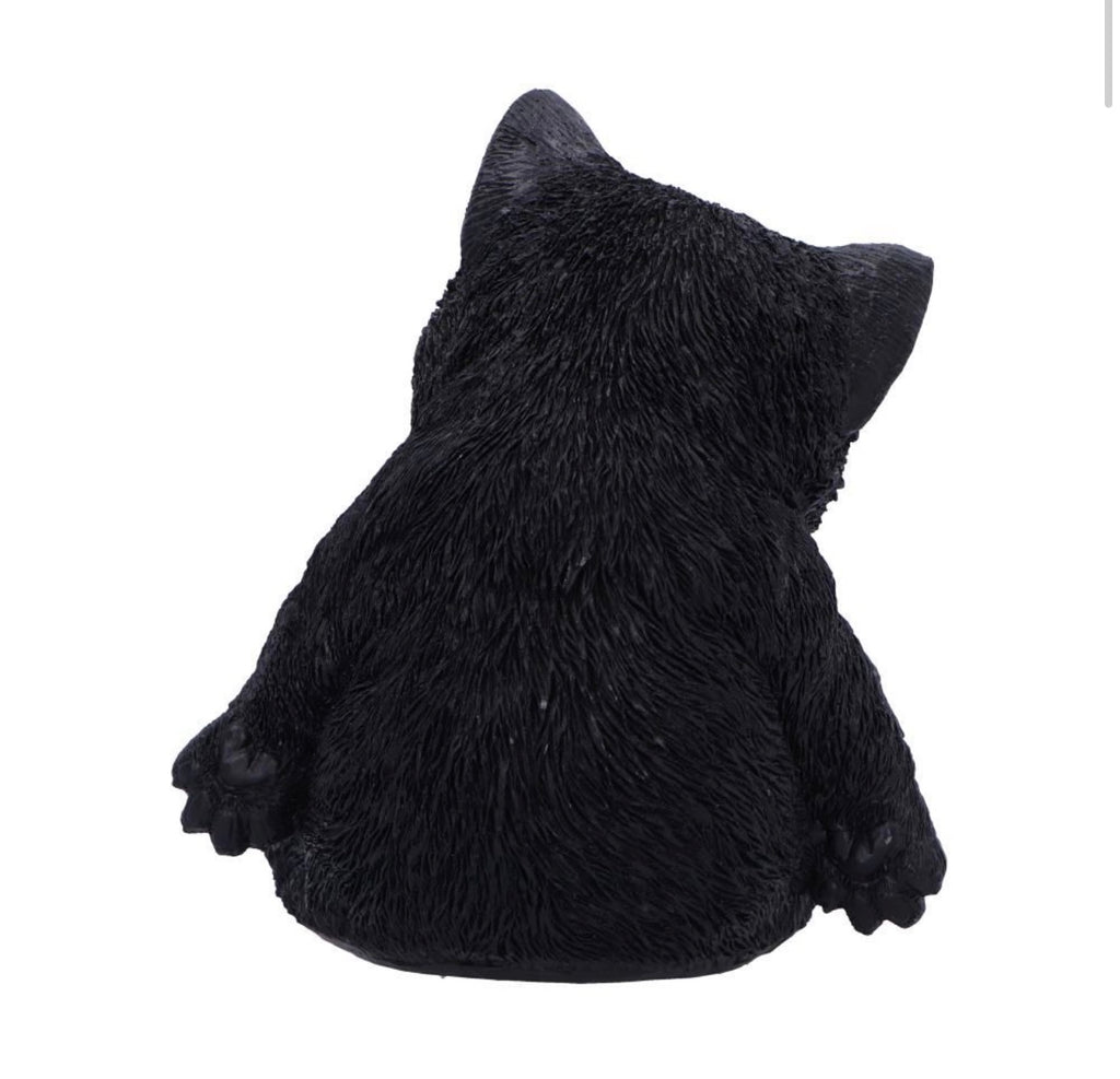 Daydream Sleeping Black Cat Ornament 13cm