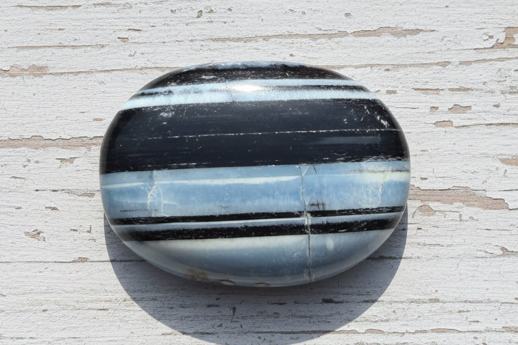Owyhee Blue Opal Palmstone 74 grams BOP13
