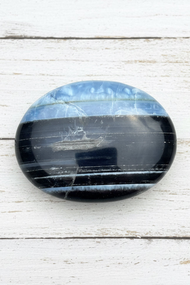 Owyhee Blue Opal Palmstone 68 grams BOP11