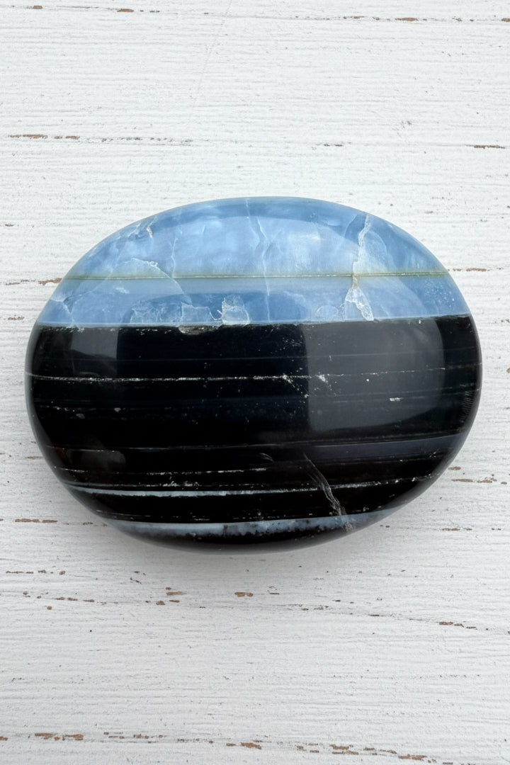 Owyhee Blue Opal Palmstone 68 grams BOP11