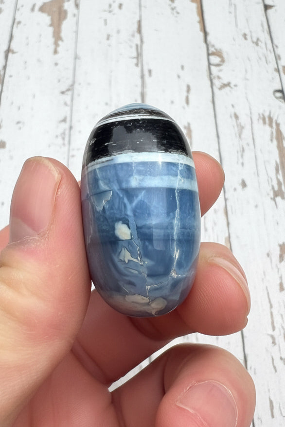 Owyhee Blue Opal Palmstone 67 grams BOP10