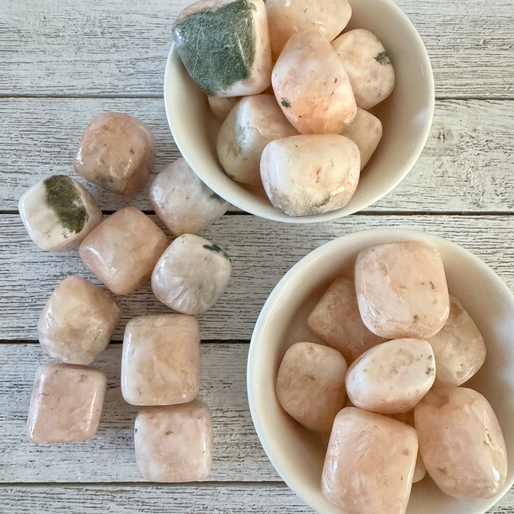 Stilbite Polished Tumblestone Crystal