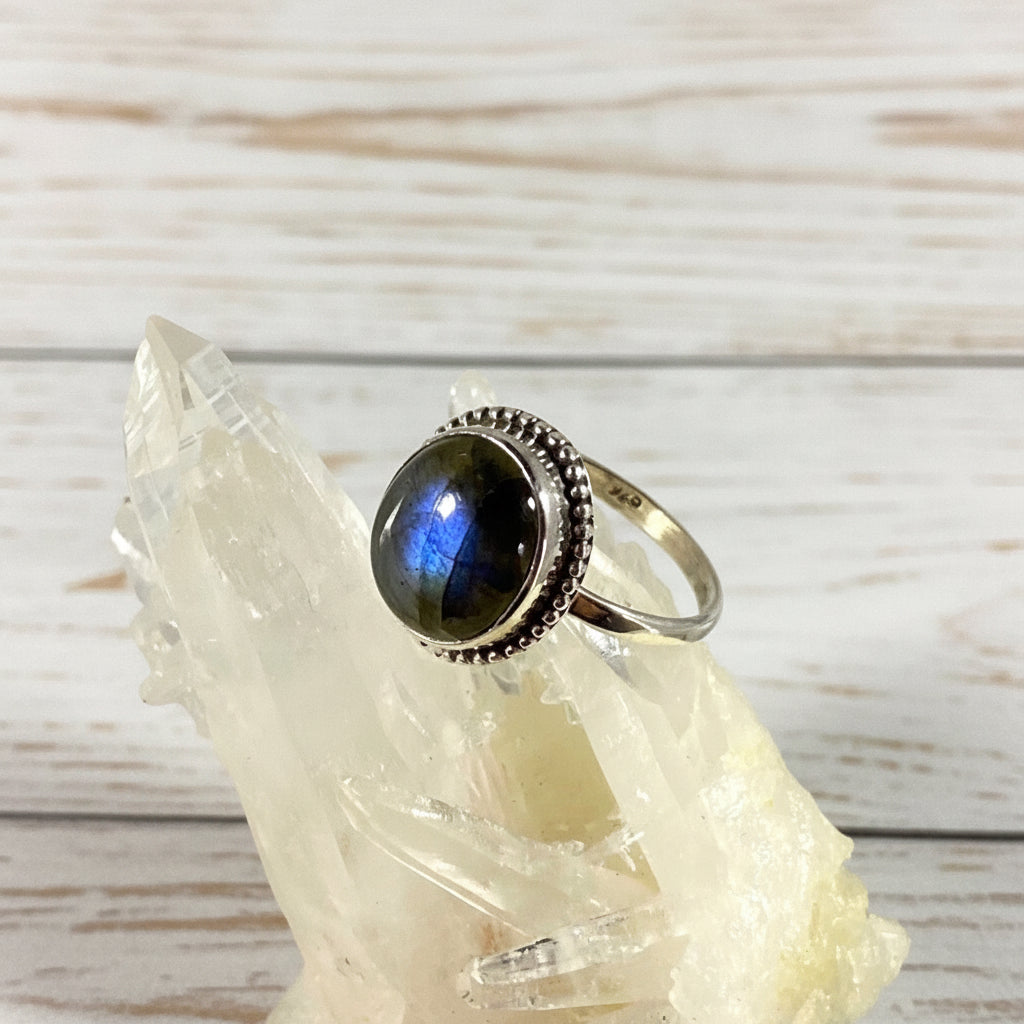 925 Sterling Silver Labradorite Ring