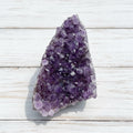 Amethyst Druzy Standing Cut Base 417 grams NSACB03