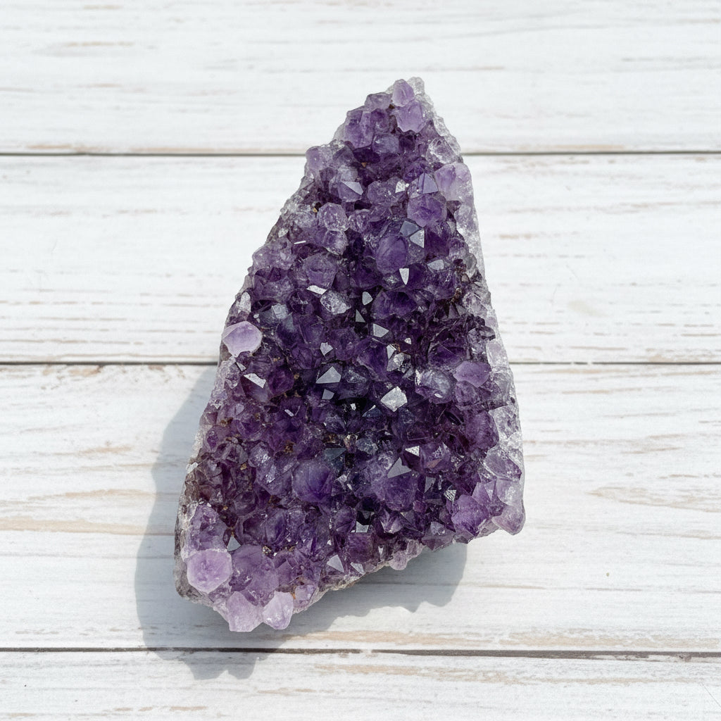 Amethyst Druzy Standing Cut Base 417 grams NSACB03