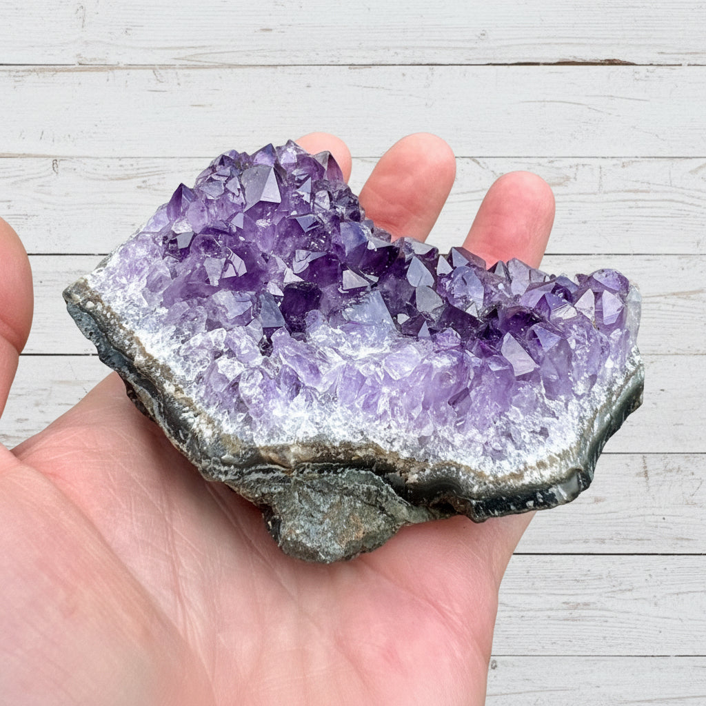 Amethyst Cluster Bed 320 grams AMC10