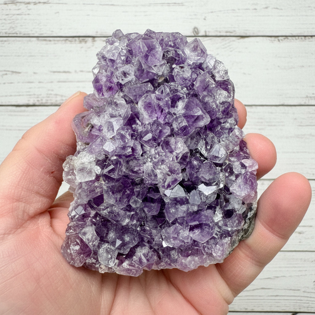 Amethyst Druzy Standing Cut Base 273 grams ACB14