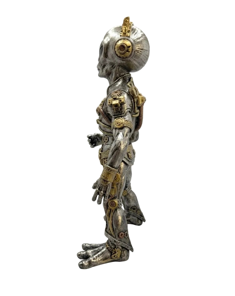 Steampunk Standing Alien Ornament 35.5cm