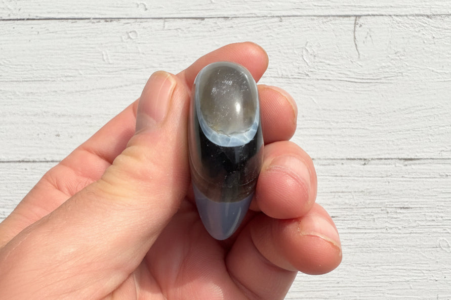 Owyhee Blue Opal Heart Crystal 57 grams BOH07