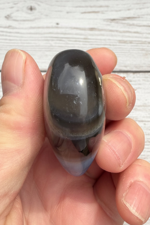 Owyhee Blue Opal Heart Crystal 70 grams BOH10
