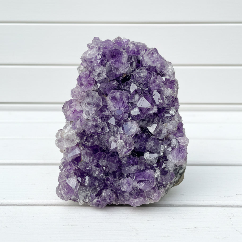 Amethyst Druzy Standing Cut Base 273 grams ACB14