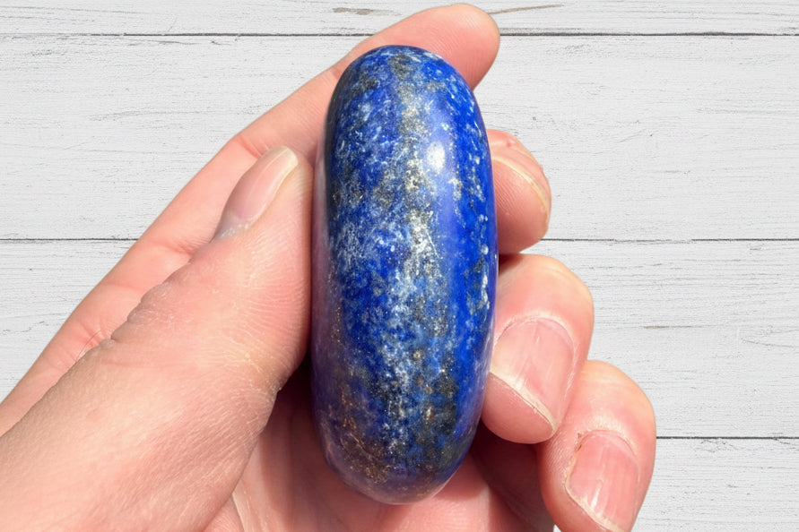 Lapis lazuli Palmstone 130 grams LP03
