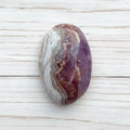 Mexican Amethyst Lace Agate Palmstone 87 grams ALAP01