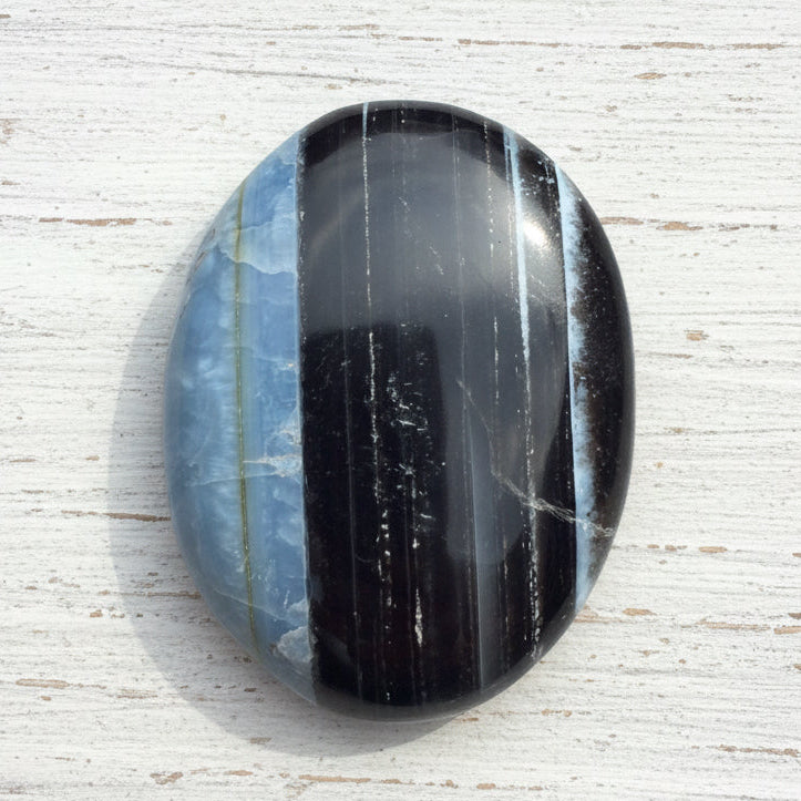 Owyhee Blue Opal Palmstone 75 grams BOP08