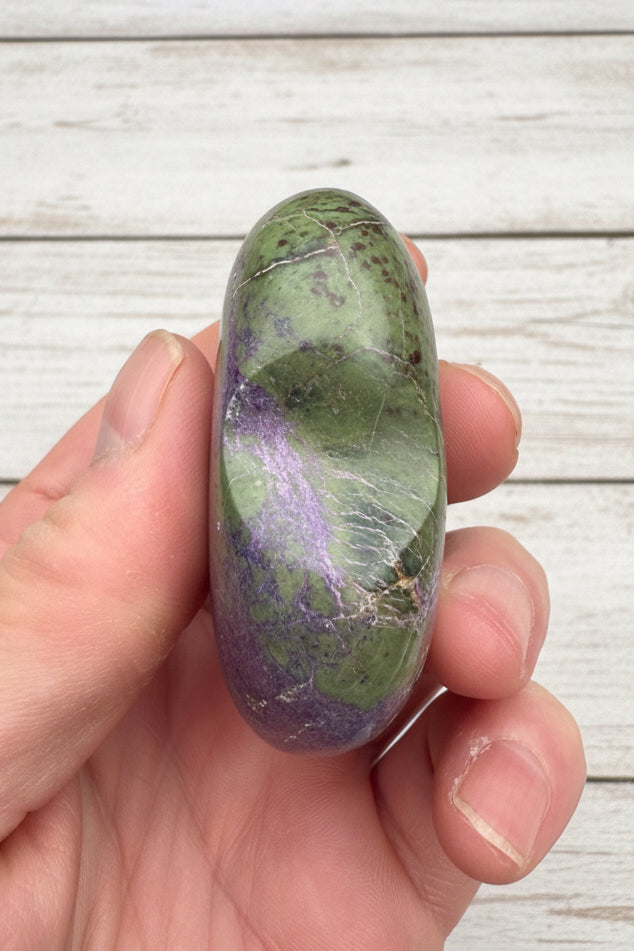 Atlantisite Stichtite Heart Crystal 102grams AH08