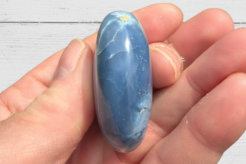 Owyhee Blue Opal Palmstone 50 grams BOP14