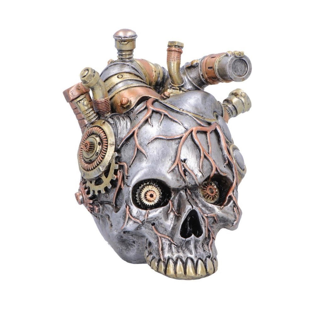 Cardiac Cranium Steampunk Skull 17.5cm