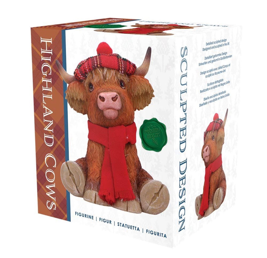 Highland Tam Highland Cows Ornament 11.2cm
