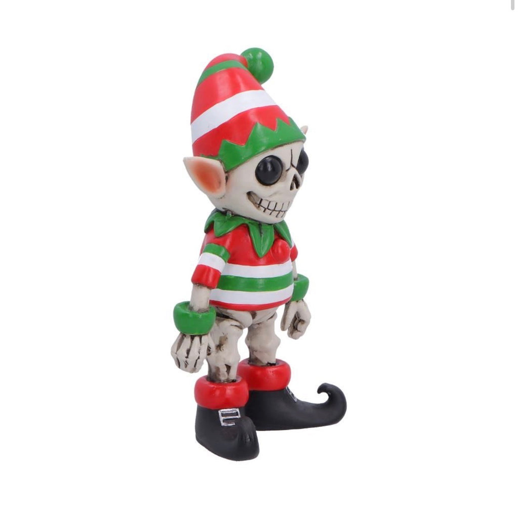 Silent Nightmares: Jingles Skeleton Elf Christmas Ornament 10.5cm