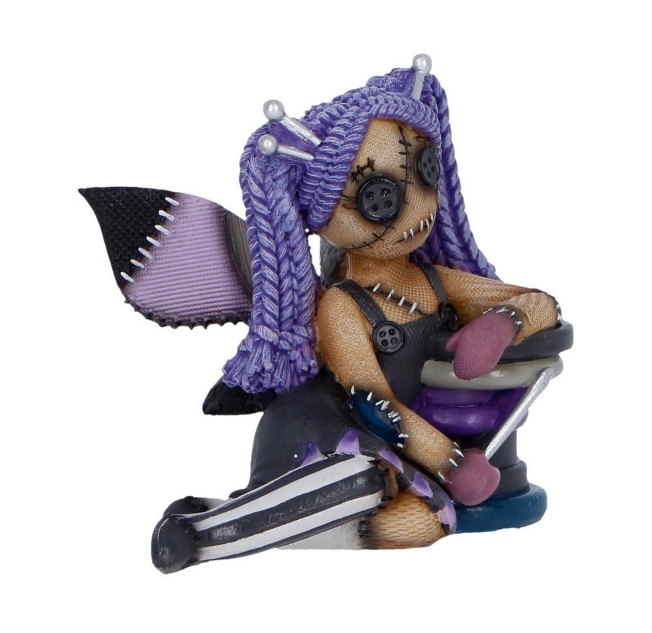 The Stitchlings: Violette Hexpin Voodoo Doll Ornament 9cm