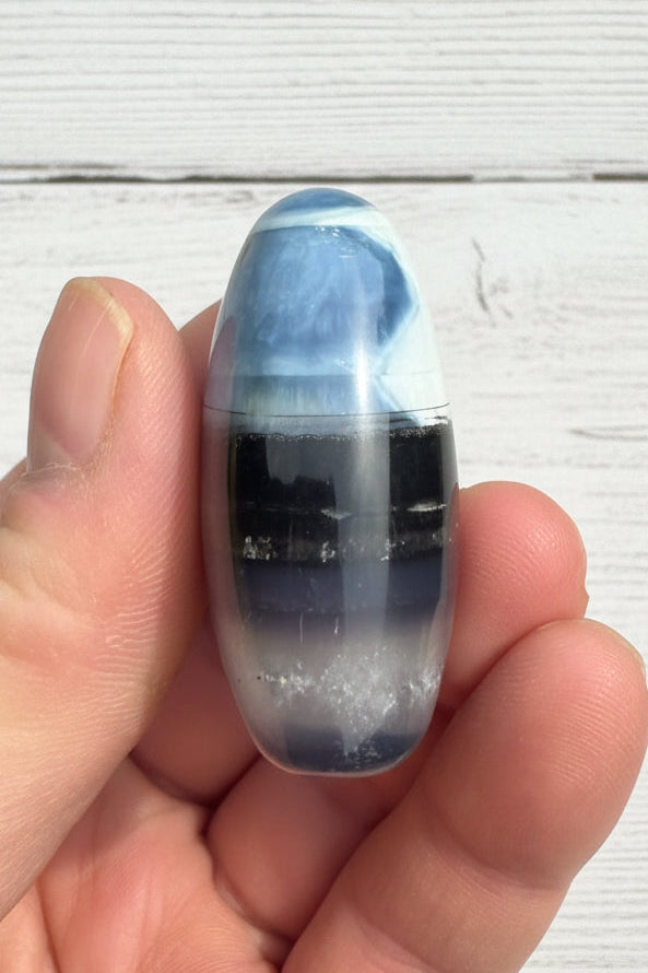 Owyhee Blue Opal Heart Crystal 74 grams BOH03