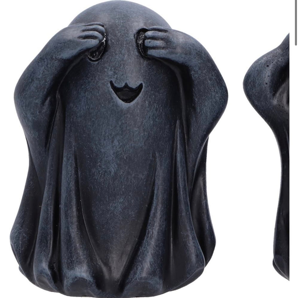 Three Wise Ghouls See No Evil Set 8cm