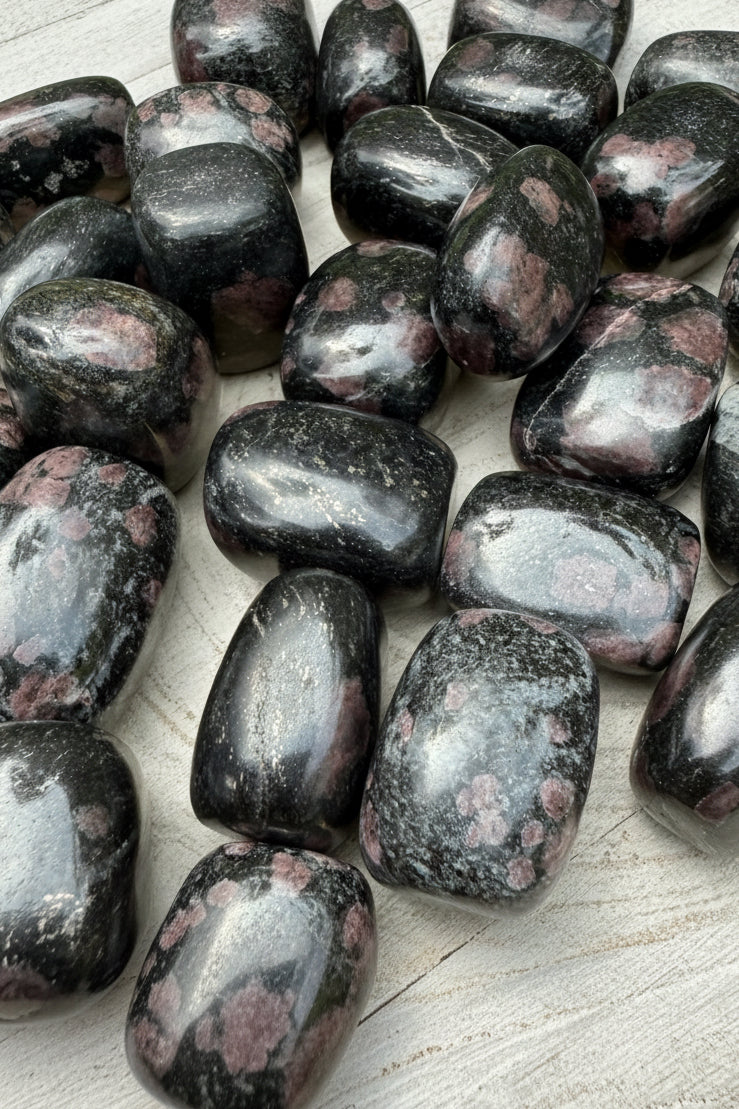Spinel in Matrix Tumblestone 4-5cm