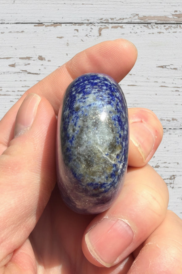 Lapis Lazuli Palmstone 120 grams LP05