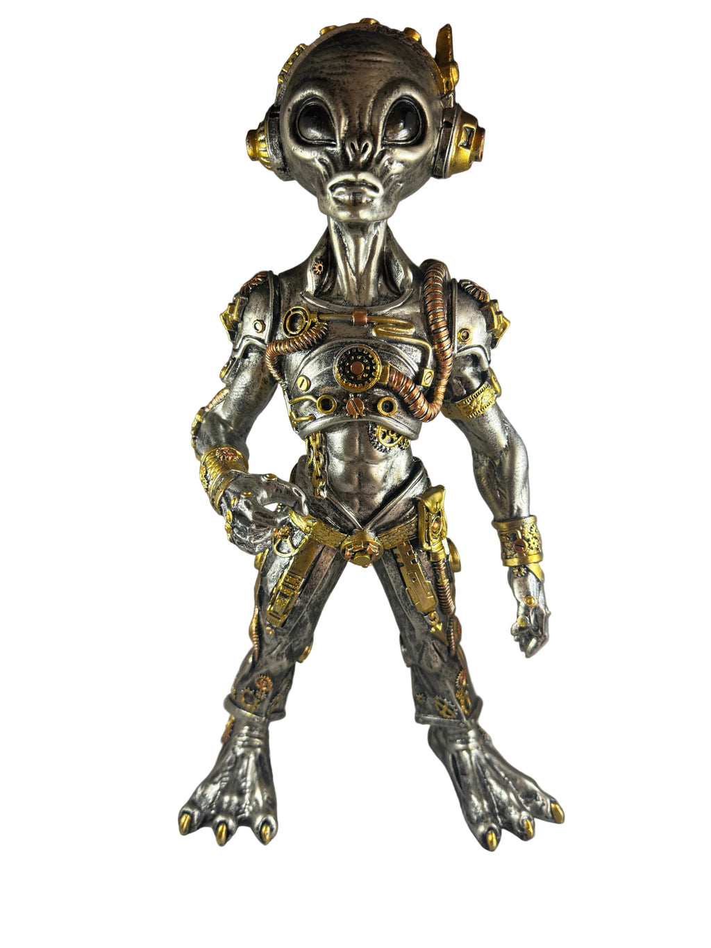 Steampunk Standing Alien Ornament 35.5cm