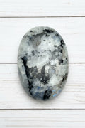Rainbow Moonstone Palmstone 116 grams RMP05