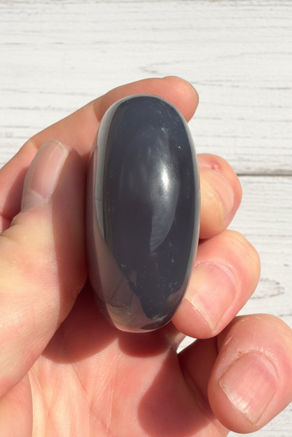 Owyhee Blue opal Palmstone 103 grams BOP02