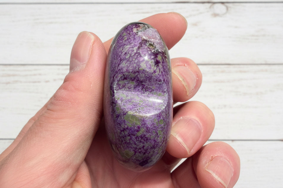 Atlantisite Stichtite Heart Crystal 92 grams AH07