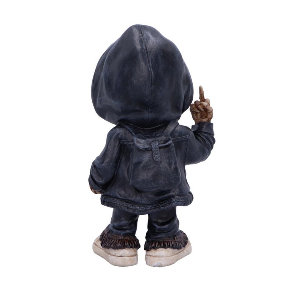 Flip The Bird Cursing Skeleton Ornament 25cm