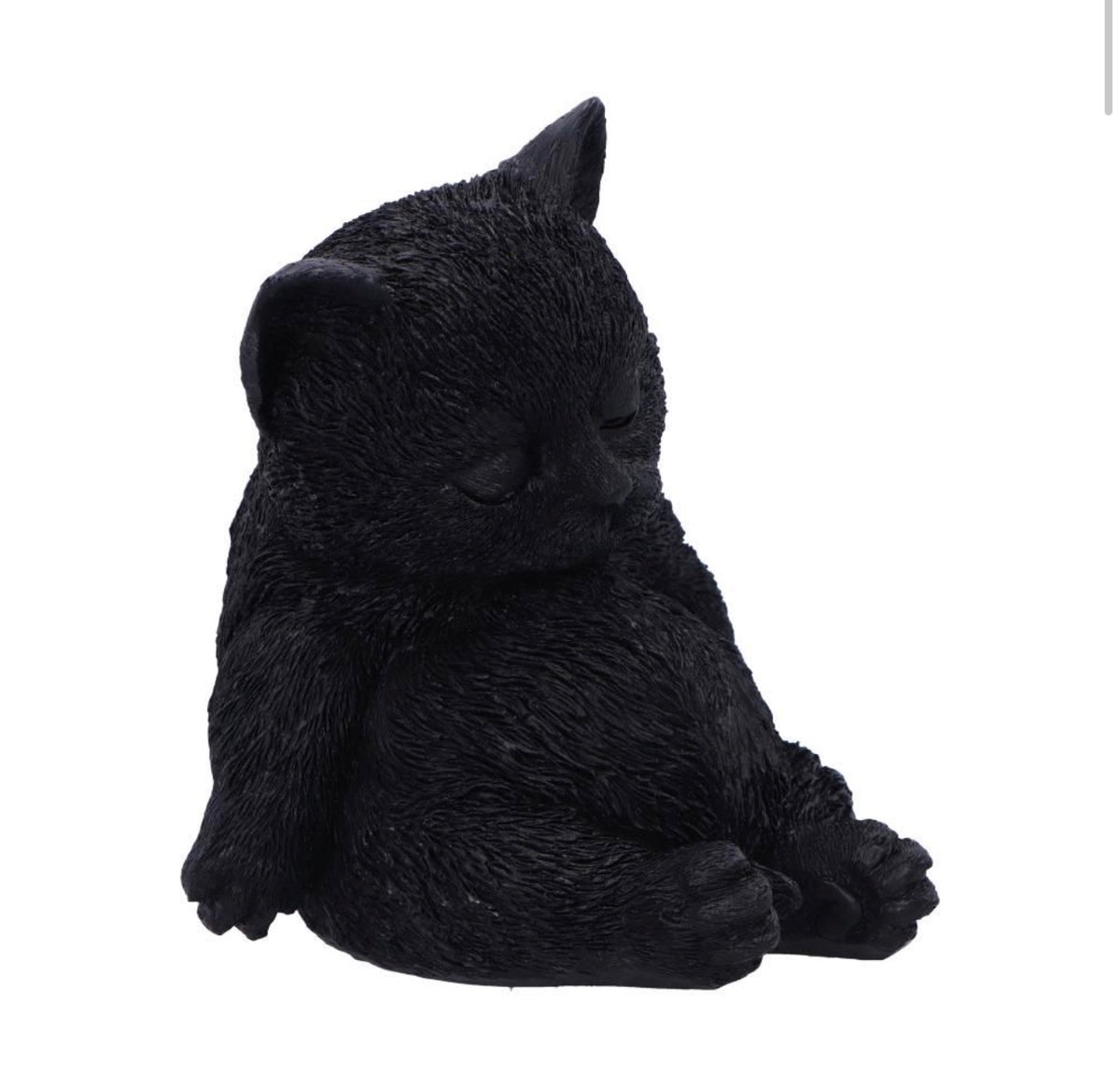 Daydream Sleeping Black Cat Ornament 13cm