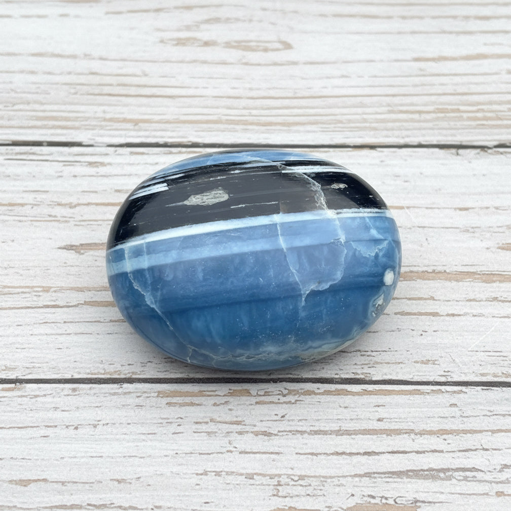Owyhee Blue Opal Palmstone 67 grams BOP10