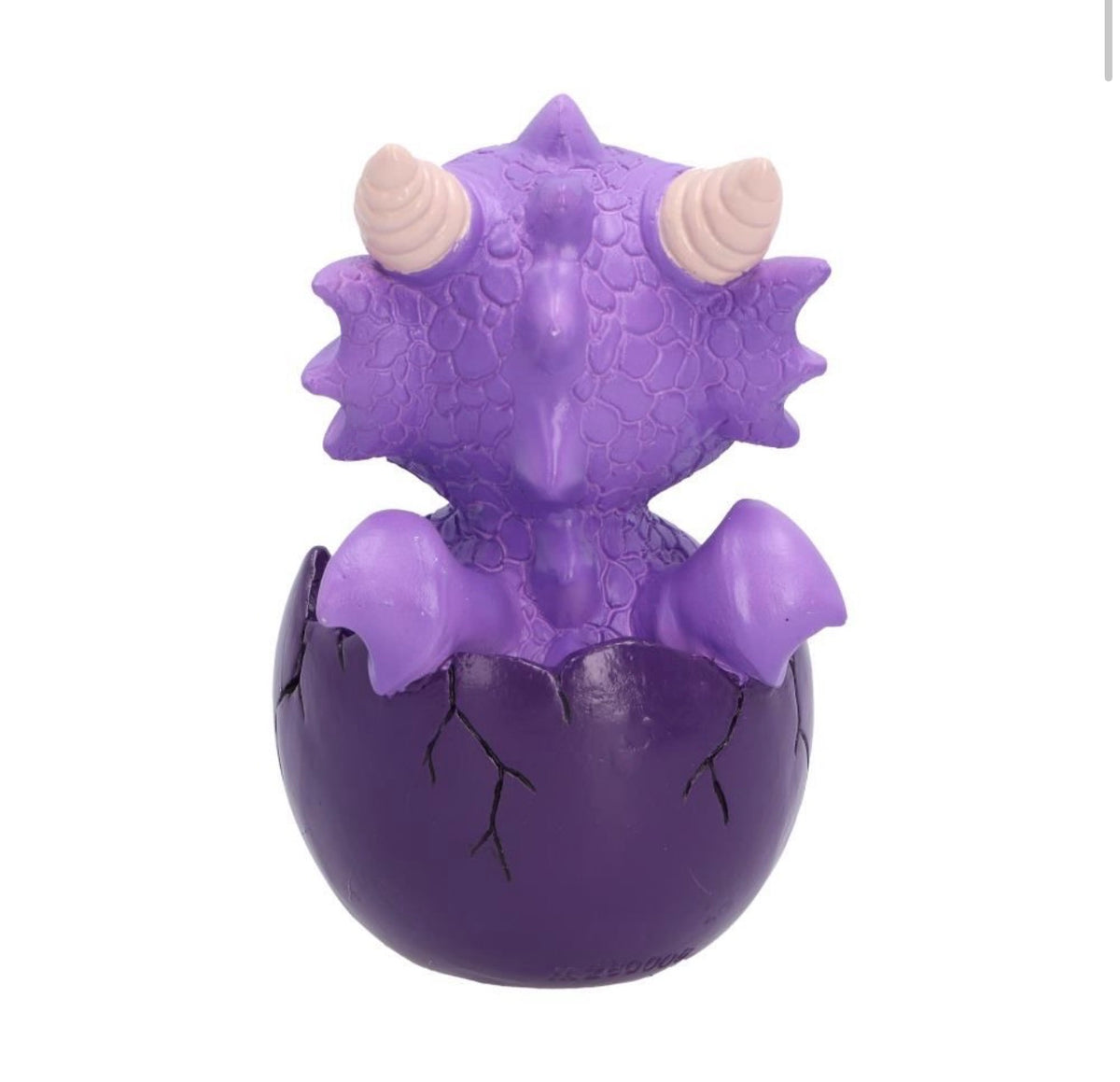 Shellbound (purple) Baby Dragon in Egg Ornament 8.6cm