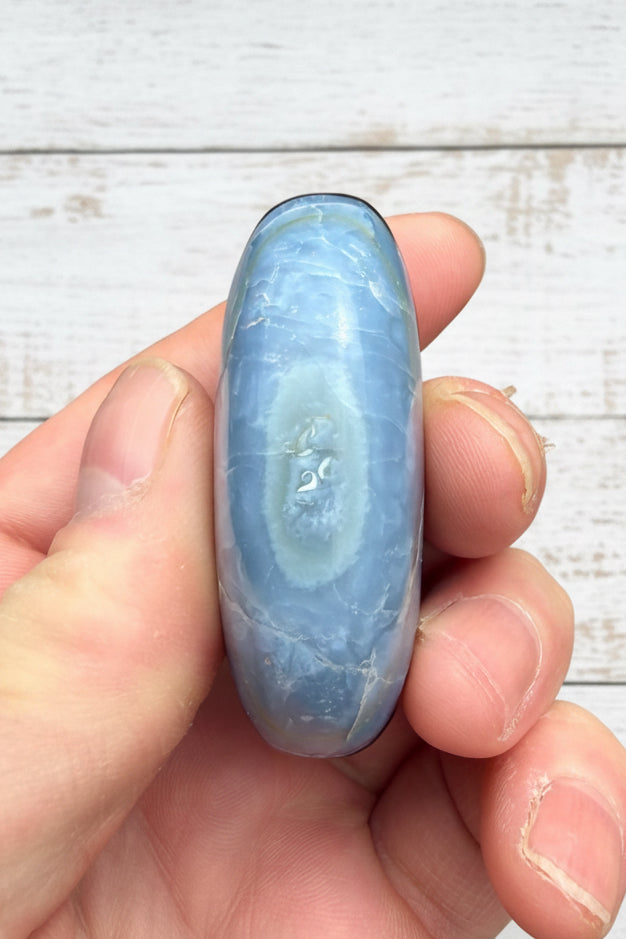 Owyhee Blue Opal Palmstone 68 grams BOP11