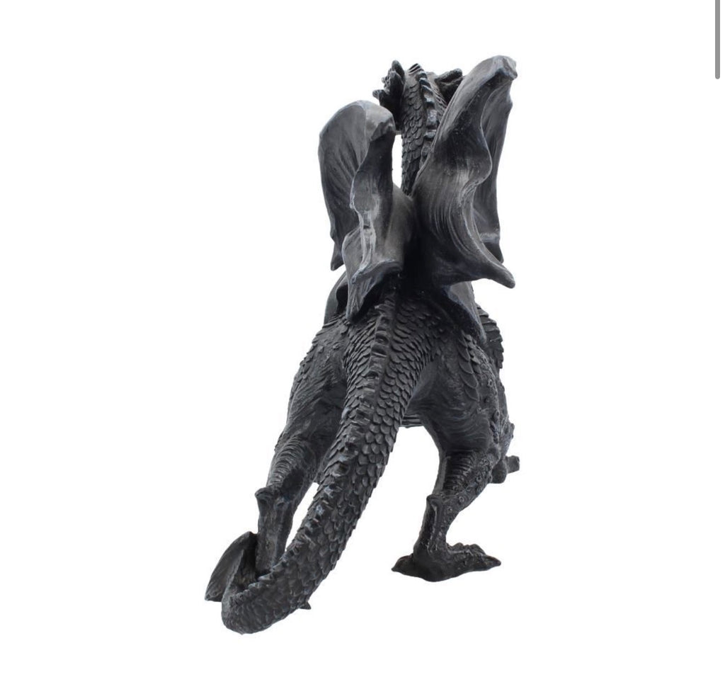 Dragon Watcher Black Dragon Ornament 31cm