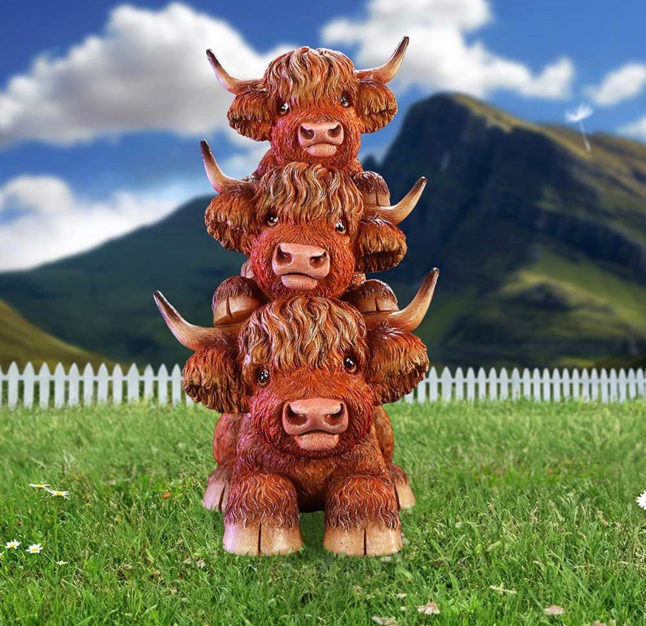Highland Totem Highland Cow Ornament 17.5cm