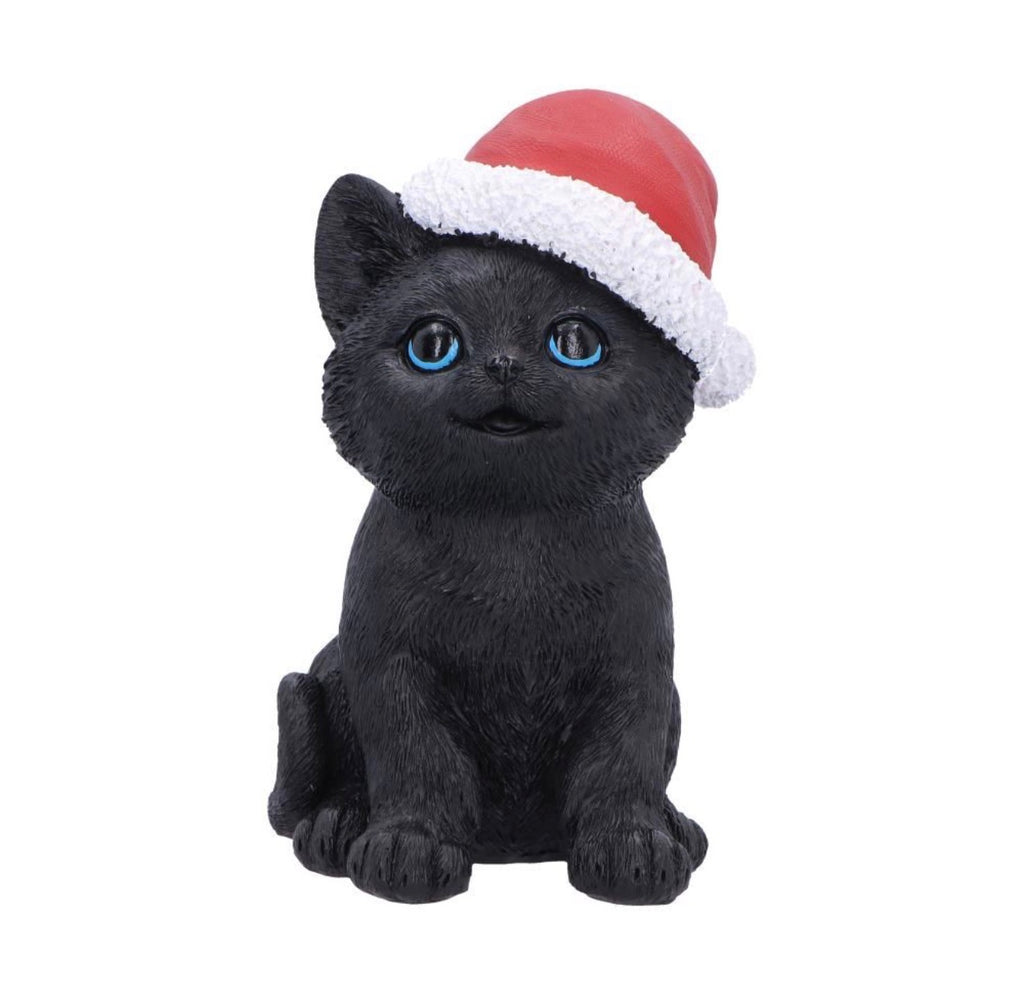Santa Claws Black Cat Christmas Ornament 18cm