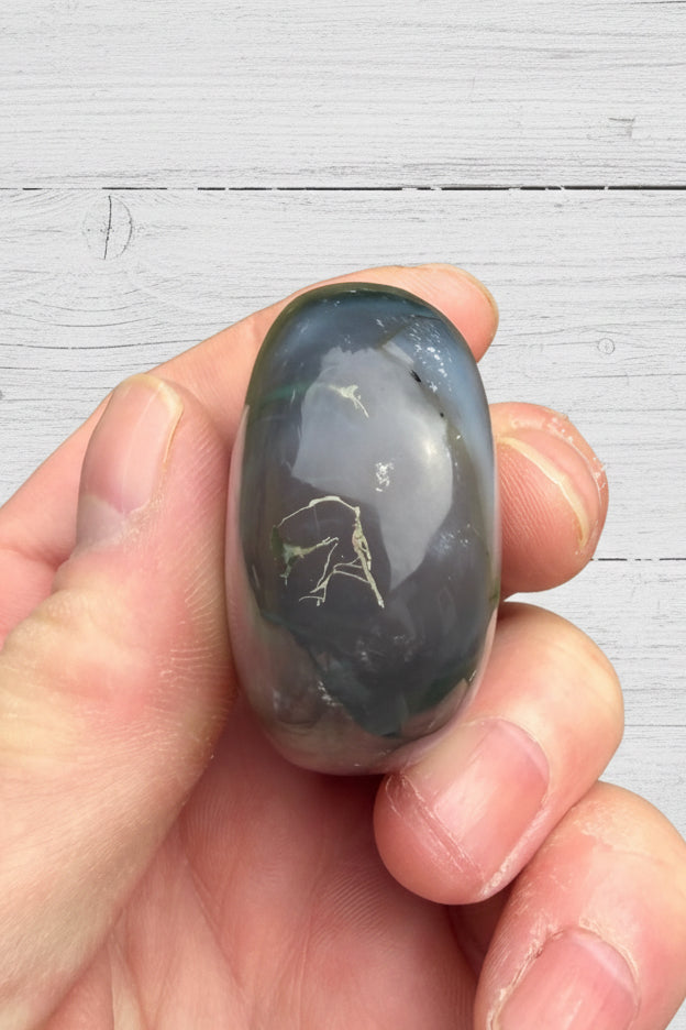 Moss Agate Palmstone 94 grams MAP10