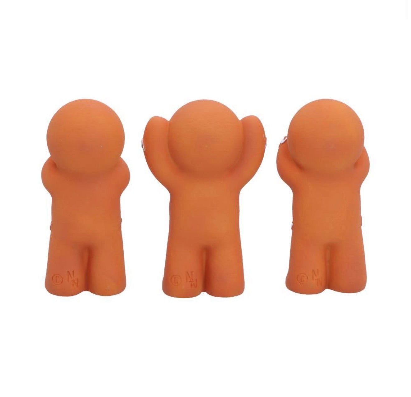 Three Wise Gingerbread See No Evil Set, 9cm
