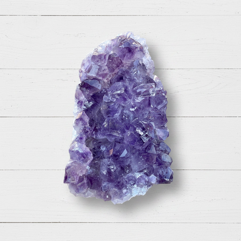 Amethyst Druzy Standing Cut Base 300 grams NPA09
