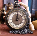 About Time Skeleton Hand Clock 14cm